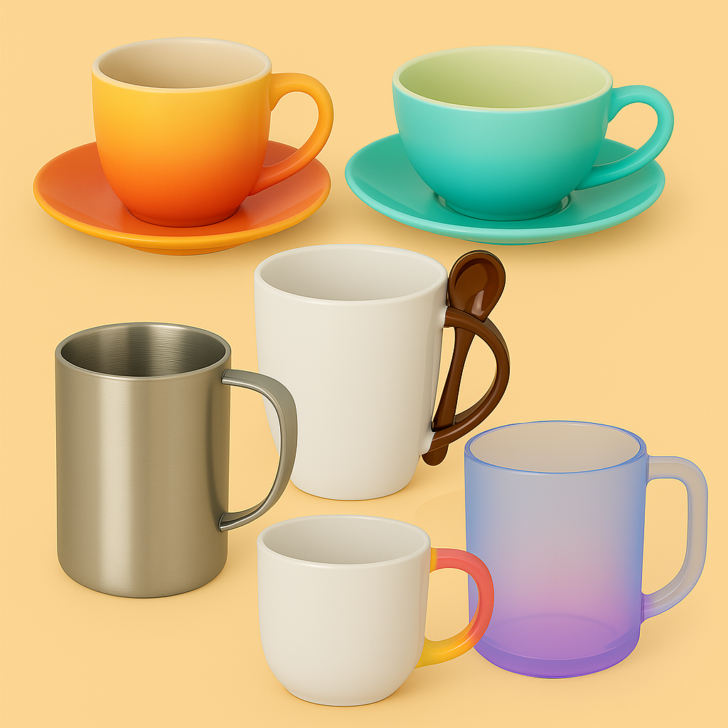 variety mugs